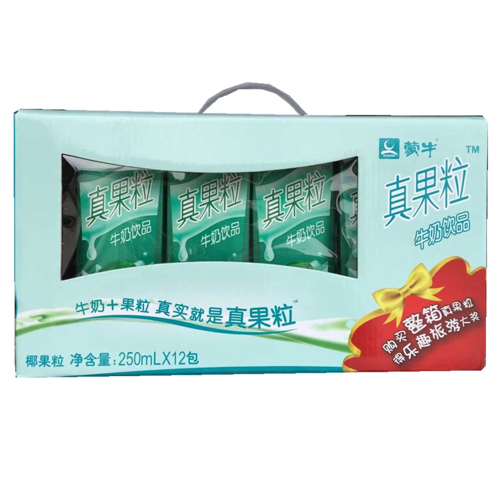 250ml蒙牛真果粒(椰果粒)1*12