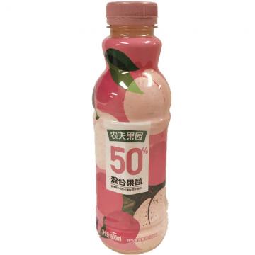 500ml农夫果园50%白桃味*15